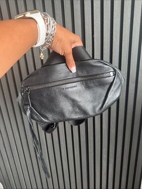Aimee Kestenberg Black Leather Belt Bag
